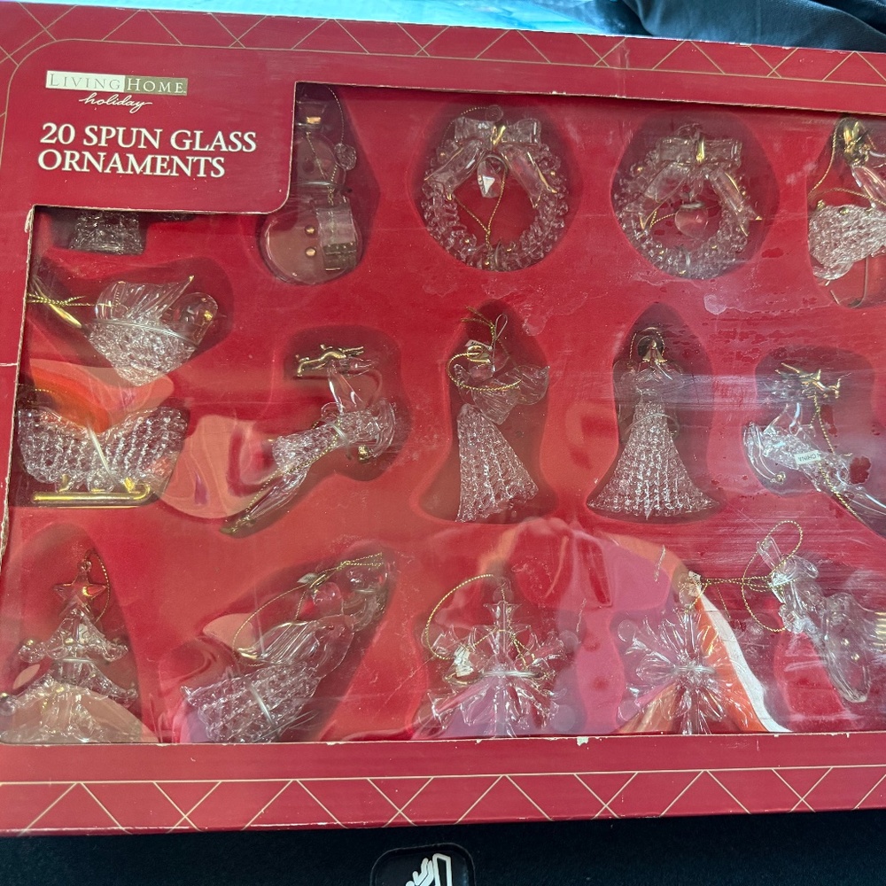 Glass Xmas Ornaments